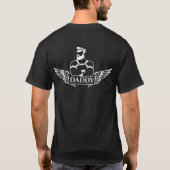 DADDY (LGBT バイカー/レザープライド) Tシャツ (裏面)