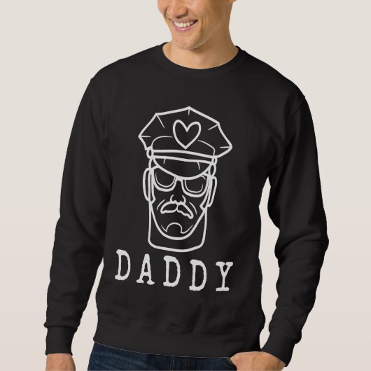 Daddy   LGBTQ Gay Pride Leather Daddy スウェットシャツ (正面)