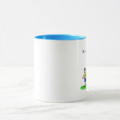 Daddy & Me Mug （タイトル付きブルネット） マグカップ (中央)