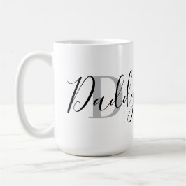 Daddy Monogram Grey コーヒーマグカップ