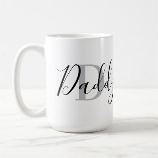 Daddy Monogram Grey コーヒーマグカップ