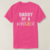 Daddy of a Warrior, Children Cancer認識度市 Tシャツ (デザイン正面)