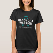 Daddy Of A Warrior Tourette Syndrome Awareness Tシャツ (正面)