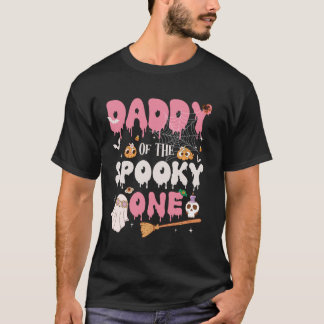Daddy of the 不気味 One Girl 1st Birthday Hallowee Tシャツ