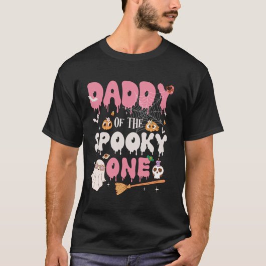 Daddy of the 不気味 One Girl 1st Birthday Hallowee Tシャツ (正面)