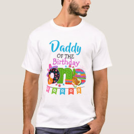 Daddy of the birthday One fiesta |メキシコパーティー Tシャツ