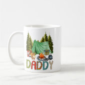 Daddy Of The Happy Camper 1st Birthday Bear Camng  コーヒーマグカップ (左)