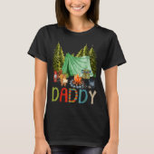 Daddy Of The Happy Camper 1st Birthday Bear Camng  Tシャツ (正面)
