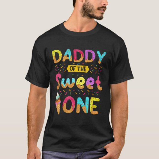 Daddy Of The Sweet One 1stアイスクリームピー Tシャツ (正面)