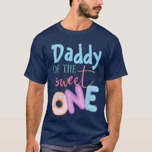 Daddy of the Sweet One Brother 1st Birthday Donut Tシャツ