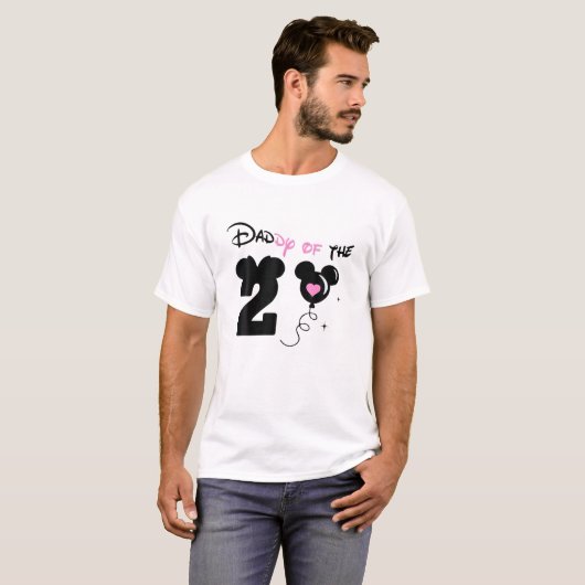 Daddy Of The Twodles, 2Nd Birthday Party, 2 Years Tシャツ (正面フル)