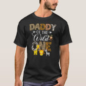 Daddy of the Wild One Zoo Safari Jungle Animals Tシャツ (正面)