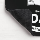 Daddy Of Two Dad Funny Father Of Two Fathers Day B マウスパッド (コーナー)