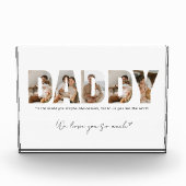 Daddy Photo Collage Father's Dayフォトブロック フォトブロック (正面)