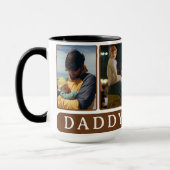 Daddy Photo Collage Mag - カスタムFather's Day Gift マグカップ (左)