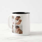 Daddy Photo Mug Worlds Best Daddy Gift ツートーンマグカップ (正面左)