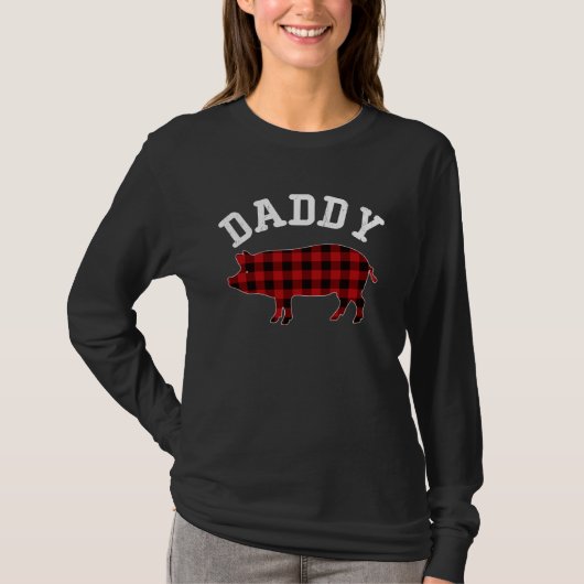 Daddy Pig  Matching Family Pig Tシャツ (正面)