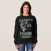 Daddy s Fishing Buddy Fishing Papa Son Boy Fathers スウェットシャツ (正面フル)