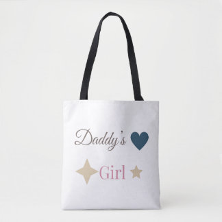 Daddy’s Girl Cute Tote Bag – Stylish Father Daught トートバッグ