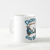 Daddy’s Golf Buddy Golfing Father’s Day Dad コーヒーマグカップ (正面左)