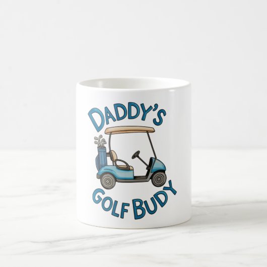 Daddy’s Golf Buddy Golfing Father’s Day Dad コーヒーマグカップ (中央)
