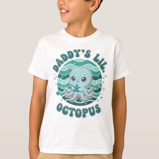 Daddy’s Lil’ Octopus Cute Tシャツ (正面)