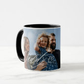 Daddy Scriptハートが写真に感謝 マグカップ (正面左)