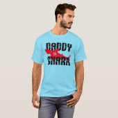 Daddy Sharkグラフィッ擦り切れたク Tシャツ (正面フル)