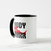 Daddy Sharkグラフ擦り切れたィック マグカップ (正面左)