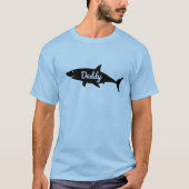 DADDY SHARKメンズシャツ Tシャツ (正面)