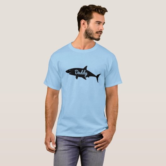 DADDY SHARKメンズシャツ Tシャツ (正面フル)