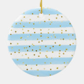 Daddy Shark – パパの妊娠のお知らせ セラミックオーナメント (裏面)