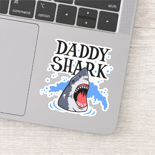 Daddy Shark – 白素晴らし色 シール