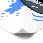 Daddy Shark – 白素晴らし色 ポスター (角)