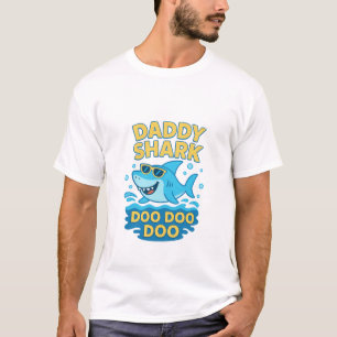 Daddy Shark, Doo Doo-おもしろい & Cute Father's Day Tシャツ