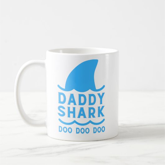 Daddy Shark, Funny Daddy Shark Doo Doo Doo, Coffee コーヒーマグカップ (左)
