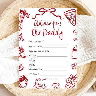 Daddy to beイタリアン Cardの手描きアドバイス 招待状