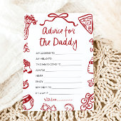 Daddy to beイタリアン Cardの手描きアドバイス 招待状