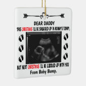 Daddy To Be from Bumpクリスマスフォトカスタムページ セラミックオーナメント (右)