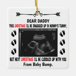 Daddy To Be from Bumpクリスマスフォトカスタムページ セラミックオーナメント
