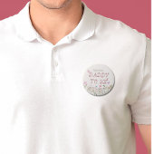 Daddy To Be Wildflower Girl Baby Showerボタン 缶バッジ