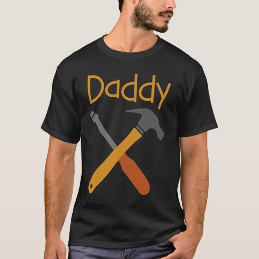 Daddy Tools Dad and Son Father and Son Matching Tシャツ (正面)