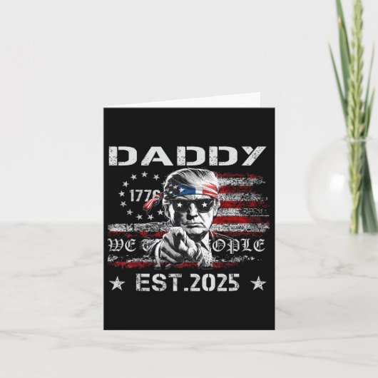 Daddy Trump Funny Shirt - Daddy Trump Sung カード (正面)