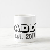 Daddy w/カスタマイズ可能なEstablish Date Coffee Mug コーヒーマグカップ (中央)