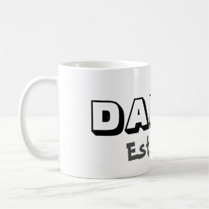 Daddy w/カスタマイズ可能なEstablish Date Coffee Mug コーヒーマグカップ