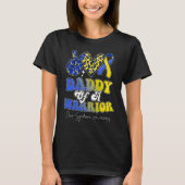 Daddy Warrior Down Syndrome Awareness Family Tシャツ (正面)