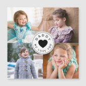 Daddy We Love Youハート4 Photo Collage (正面)