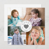 Daddy We Love Youハート4 Photo Collage (正面/裏面)