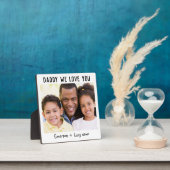 Daddy We Love You Father's Day Photo フォトプラーク (インサイチュ)