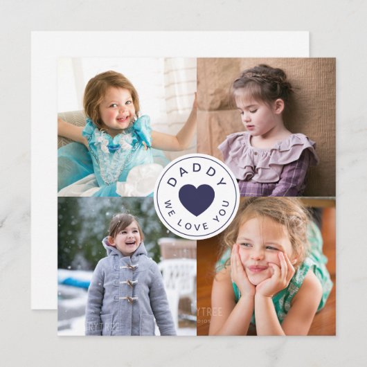 Daddy We Love You Photo Collage (正面/裏面)